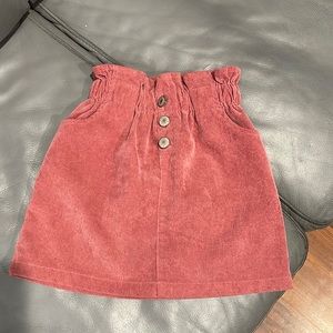 Paper bag lil girl skirt